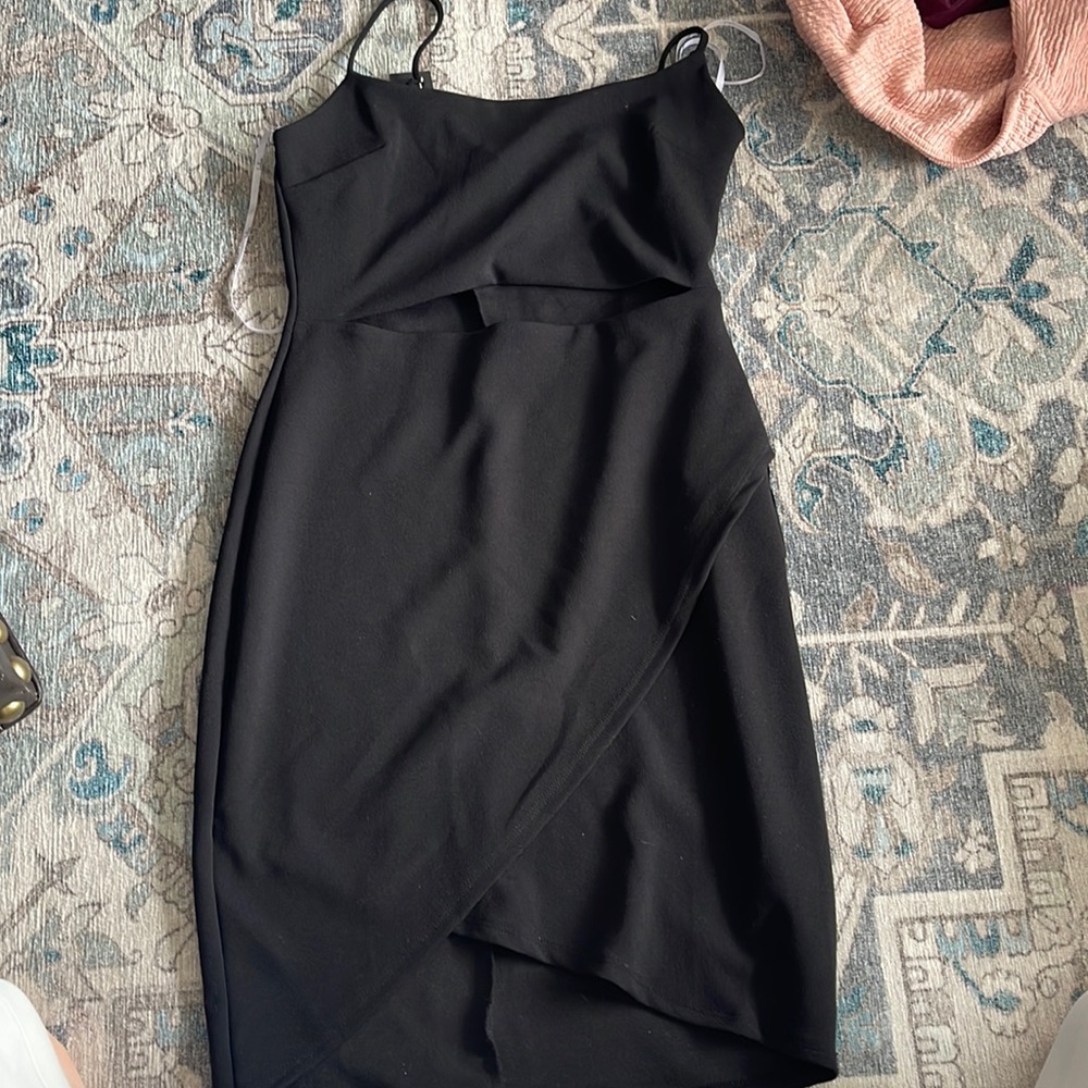 Lulus black mini dress